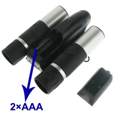 Kính thiên văn kỹ thuật số 10×25mm 5 trong 1 (Ống nhòm máy ảnh + Máy quay video + Máy ảnh kỹ thuật số + Webcam + Đầu đọc thẻ TF), trường nhìn: 101m/1000m, kích thước: 135 × 100 × 24mm, 10X25