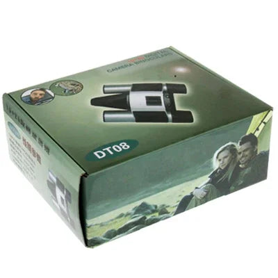 Kính thiên văn kỹ thuật số 10×25mm 5 trong 1 (Ống nhòm máy ảnh + Máy quay video + Máy ảnh kỹ thuật số + Webcam + Đầu đọc thẻ TF), trường nhìn: 101m/1000m, kích thước: 135 × 100 × 24mm, 10X25