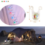 Đèn LED chống nước di động cho lều cắm trại ngoài trời, đèn treo, giao màu ngẫu nhiên