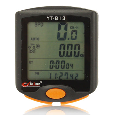 Đồng hồ đo tốc độ xe đạp điện tử LCD, YT-813