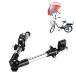 Giá đỡ ô dù xe đạp bằng thép không gỉ có thể gập lại và điều chỉnh góc, giá đỡ gắn điều chỉnh góc cho xe đạp mô tô