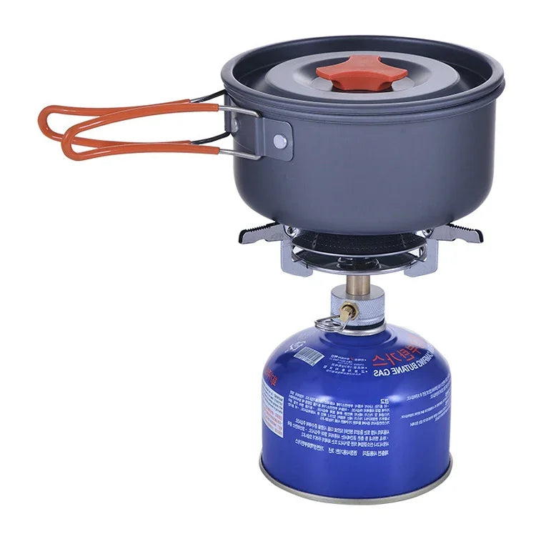 Bếp gas cắm trại ngoài trời dùng cho dã ngoại có thể gấp gọn, bếp gas di động gấp gọn
