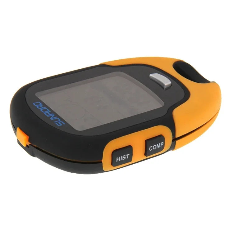 SUNROAD đồng hồ đo độ cao kỹ thuật số LCD đa chức năng kèm la bàn, áp kế, nhiệt kế, ẩm kế, dự báo thời tiết, đèn pin LED và đồng hồ, đa chức năng