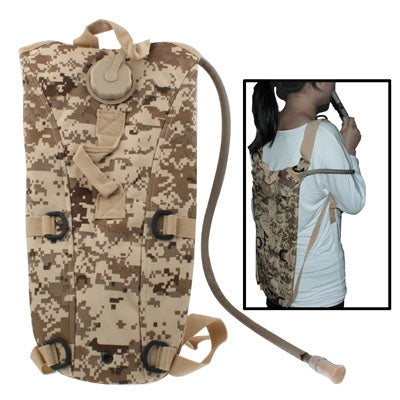 Balo túi nước nylon 2.5L có ống dẫn / túi nước, dung tích 2.5L