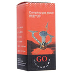 Bếp gas thép không gỉ siêu nhỏ gọn di động ngoài trời WH-S001, WH-S001
