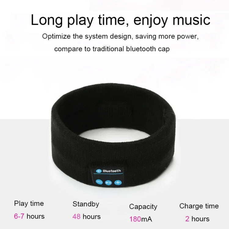 Băng đô thể thao My-Call Bluetooth V5.0 không dây cho iPhone 6 & 6s / iPhone 5 & 5S / iPhone 4 & 4S và các thiết bị Bluetooth khác, Băng đô âm nhạc màu đen, xám đậm, xám