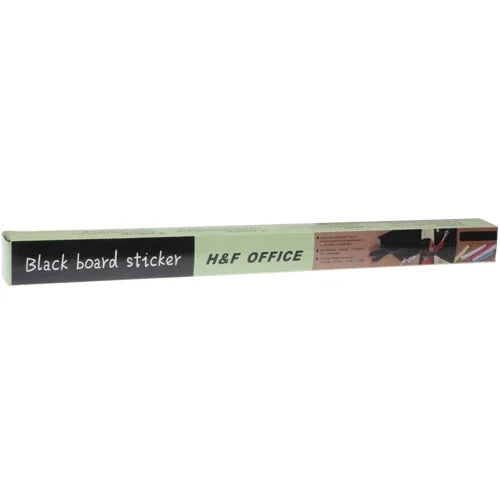 Giấy dán tường bảng đen PVC mờ / Bảng graffiti giấy dán tường bảng đen, Kích thước: 200(L) x 45cm(W), Bảng đen PVC mờ
