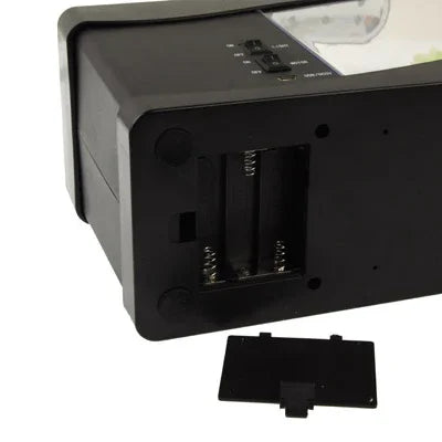 Bể cá mini để bàn USB có nước chảy và 6 đèn LED, màn hình LCD hiển thị đồng hồ với lịch, giờ và báo thức (chứa 1.5 lít nước)