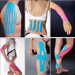 Băng dán thể thao chống thấm nước Kinesiology chăm sóc cơ bắp, kích thước: 5m (L) x 2.5cm (W), kích thước: 5m x 2.5cm