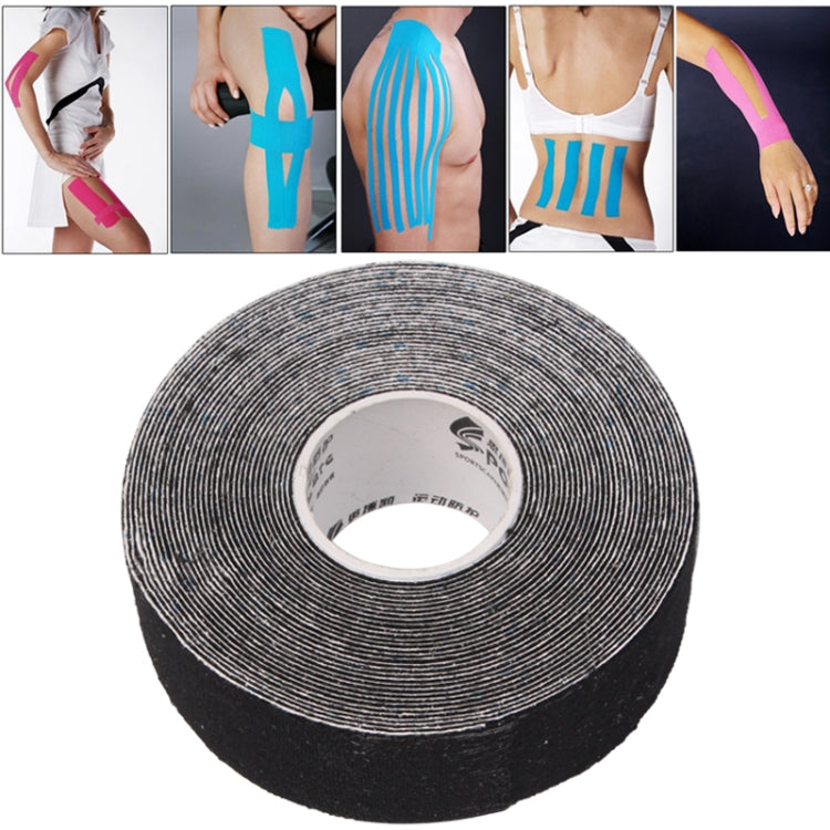 Băng dán thể thao chống thấm nước Kinesiology chăm sóc cơ bắp, kích thước: 5m (L) x 2.5cm (W), kích thước: 5m x 2.5cm