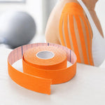 Băng dán thể thao chống thấm nước Kinesiology chăm sóc cơ bắp, kích thước: 5m (L) x 2.5cm (W), kích thước: 5m x 2.5cm