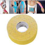 Băng dán thể thao chống thấm nước Kinesiology chăm sóc cơ bắp, kích thước: 5m (L) x 2.5cm (W), kích thước: 5m x 2.5cm