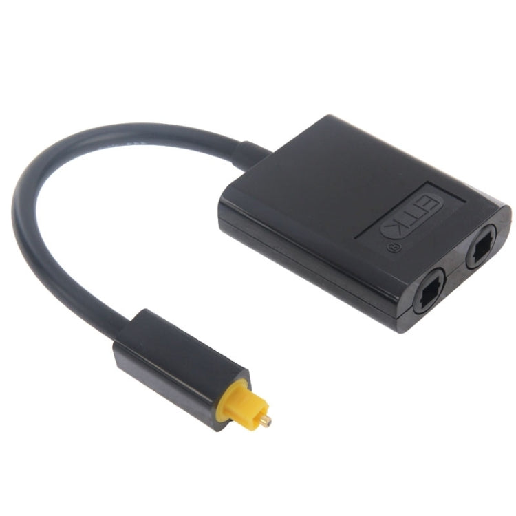 Bộ chia tín hiệu quang học Toslink kỹ thuật số EMK 1 ra 2 cho đầu phát DVD, 1 ra 2