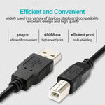 Cáp nối dài máy in USB 2.0 AM sang BM, chiều dài: 5m, chiều dài: 5m