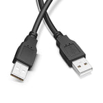 Cáp nối dài USB 2.0 AM sang AM, chiều dài: 1.5m, 1.5m