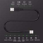 Cáp nối dài USB 2.0 AM sang AM, chiều dài: 1.5m, 1.5m