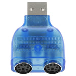 Bộ chuyển đổi USB đực sang PS/2 cái cho chuột / bàn phím, USB đực sang 2 PS/2 cái