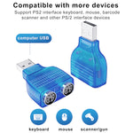 Bộ chuyển đổi USB đực sang PS/2 cái cho chuột / bàn phím, USB đực sang 2 PS/2 cái