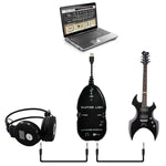 Cáp Kết Nối Guitar Giao Diện USB PC / MAC Thu Âm, Cáp Kết Nối Guitar Giao Diện USB (Màu Đen), Cáp Kết Nối Guitar Giao Diện USB (Màu Trắng)