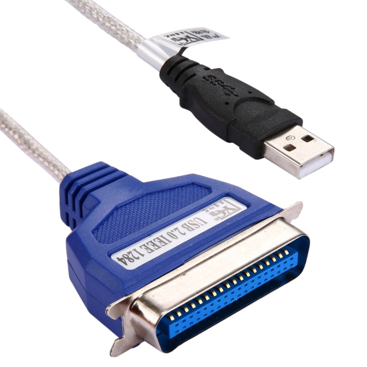 Cáp chuyển đổi máy in USB 2.0 sang song song 1284 36 chân chất lượng cao, chiều dài cáp: khoảng 1m