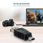 Bộ chuyển đổi USB 2.0 cái sang Mini USB 5 chân đực (chức năng OTG)