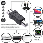 Bộ chuyển đổi USB 2.0 cái sang B đực, đầu nối AF sang BM cho máy in