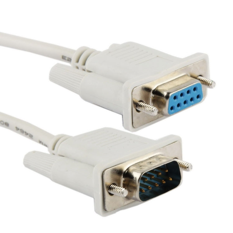 Cáp nối dài RS232 DB9 đực sang cái 9 chân, chiều dài: 1.5m, RS232 đực sang đực