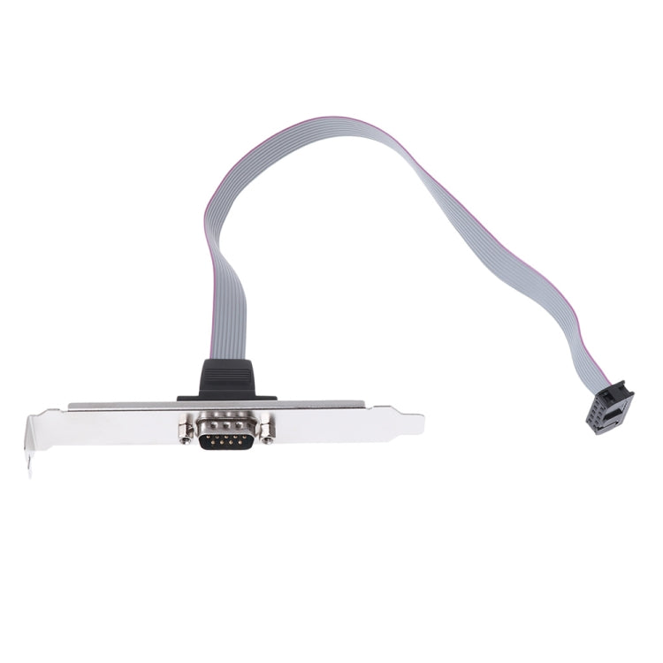 Cáp vỏ máy chủ cổng Com DB9 9 chân / cáp tấm cổng RS232, Chiều dài: 36cm, RS232, Chiều dài: 36cm