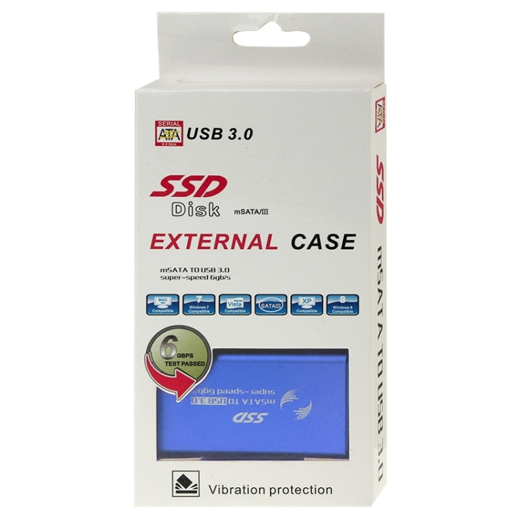 Vỏ ổ cứng SSD mSATA 6gb/s sang USB 3.0
