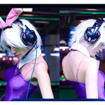Tai nghe chơi game G2000 chụp tai stereo bass có mic & đèn LED cho máy tính, chiều dài cáp: 2.2m