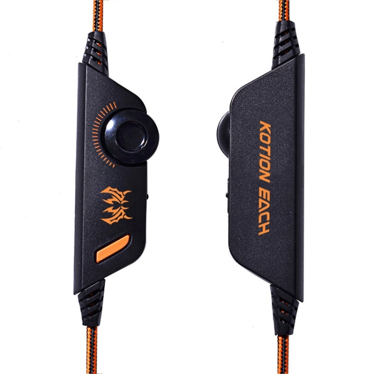 Tai nghe chơi game G2000 chụp tai stereo bass có mic & đèn LED cho máy tính, chiều dài cáp: 2.2m
