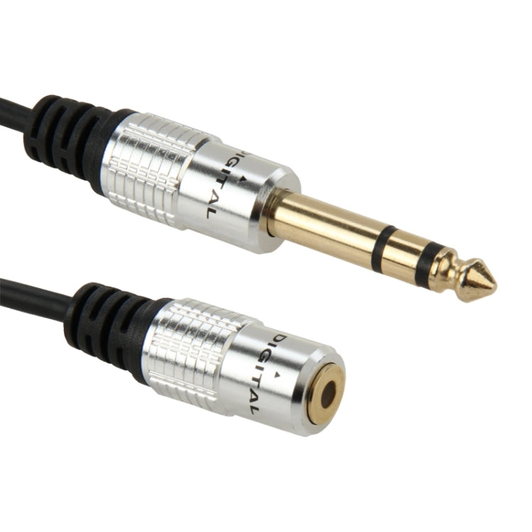 Cáp chuyển đổi âm thanh 6.35mm đực sang 3.5mm cái, Chiều dài: 30cm, 6.35mm đực sang 3.5mm cái