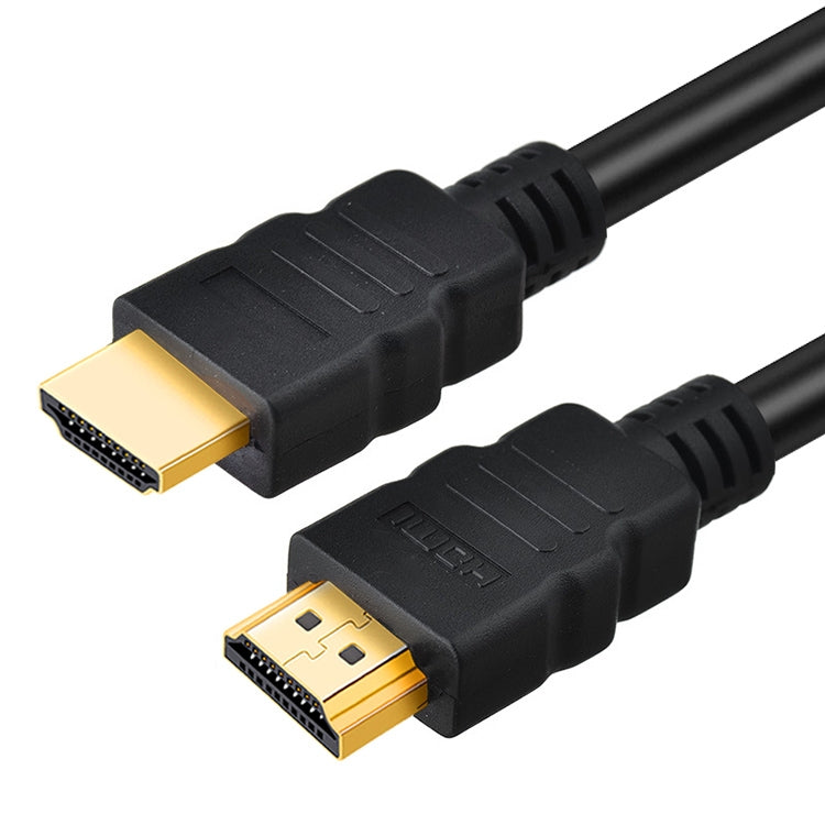 Cáp HDMI 19 chân đực sang HDMI 19 chân đực dài 1.8m, Phiên bản 1.3, Hỗ trợ TV HD / Xbox 360 / PS3 v.v. (Đen + mạ vàng), HDMI mạ vàng, Chiều dài: 1.8m