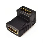 Khớp nối góc HDMI (cái sang cái) - 90 độ (mạ vàng), HDMI cái sang cái