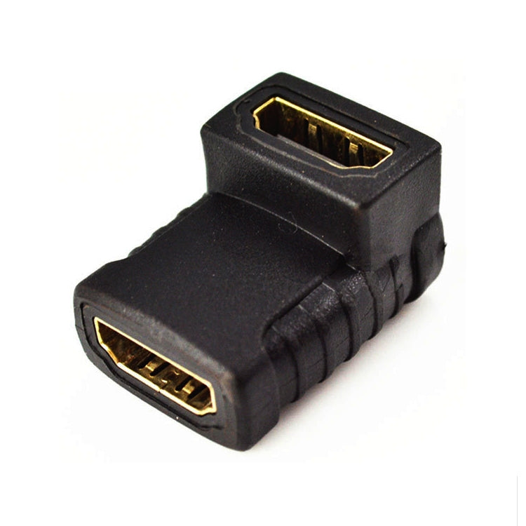 Khớp nối góc HDMI (cái sang cái) - 90 độ (mạ vàng), HDMI cái sang cái