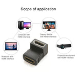 Khớp nối góc HDMI (cái sang cái) - 90 độ (mạ vàng), HDMI cái sang cái
