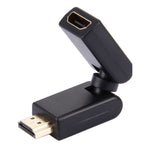 Bộ chuyển đổi HDMI 19 chân đực sang cái xoay 360 độ (mạ vàng)