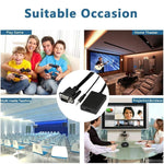 Bộ chuyển đổi video VGA + âm thanh sang HDMI Full HD 1080P cho HDTV, HDMI cái sang VGA đực + âm thanh màu đen