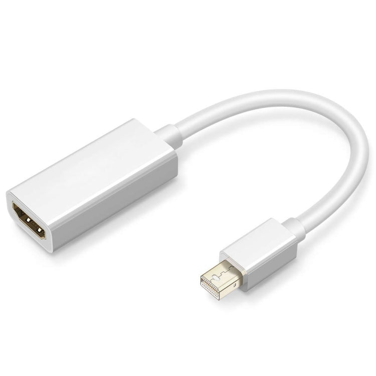 Cáp chuyển đổi Mini DisplayPort đực sang HDMI cái Full HD 1080P, Chiều dài: 20cm, Mini DP sang HDMI màu trắng