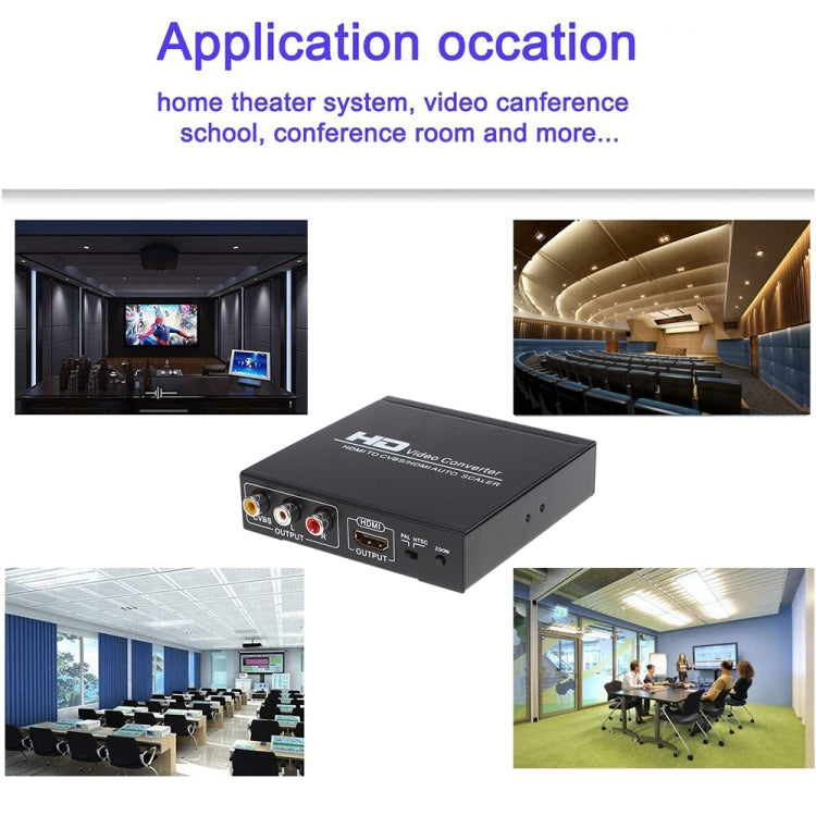 Bộ chuyển đổi video NK-10II HDMI sang HDMI/CVBS/AV, HDMI sang HDMI/CVBS/AV