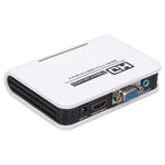 Cáp chuyển đổi HDMI sang VGA 1080P kỹ thuật số sang analog cho Xbox 360 PS3 PS4 PC Laptop TV Box Máy chiếu, HDMI sang VGA (màu trắng)