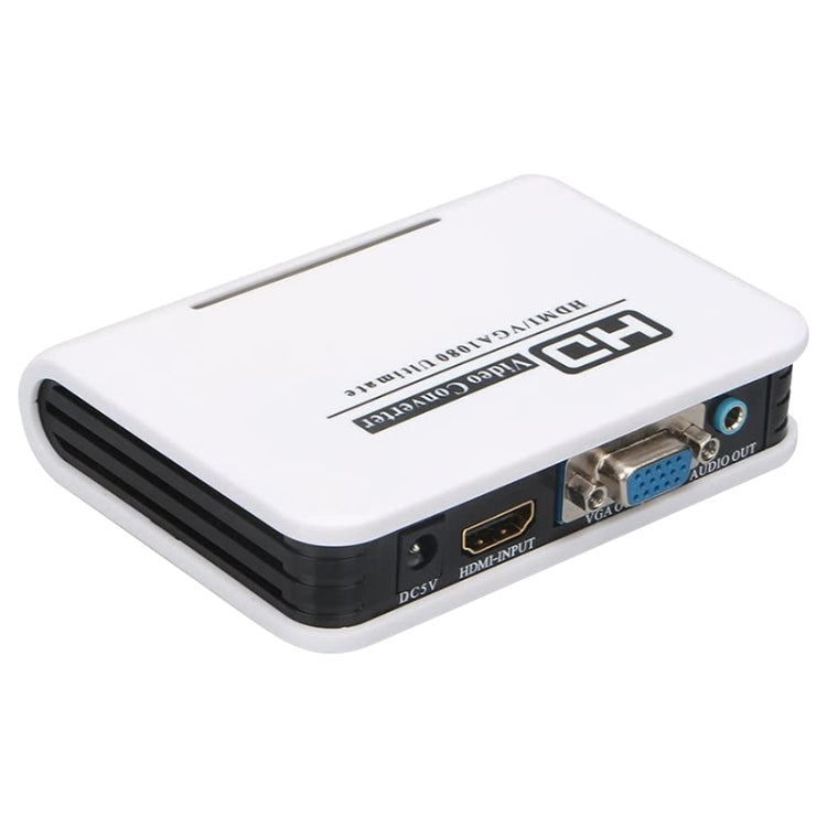 Cáp chuyển đổi HDMI sang VGA 1080P kỹ thuật số sang analog cho Xbox 360 PS3 PS4 PC Laptop TV Box Máy chiếu, HDMI sang VGA (màu trắng)