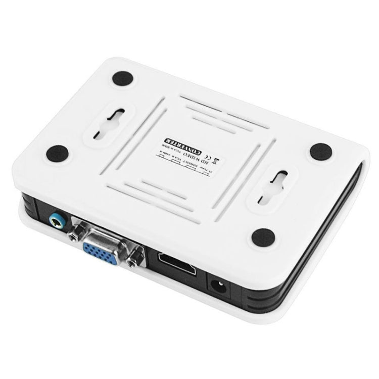 Cáp chuyển đổi HDMI sang VGA 1080P kỹ thuật số sang analog cho Xbox 360 PS3 PS4 PC Laptop TV Box Máy chiếu, HDMI sang VGA (màu trắng)