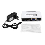 Cáp chuyển đổi HDMI sang VGA 1080P kỹ thuật số sang analog cho Xbox 360 PS3 PS4 PC Laptop TV Box Máy chiếu, HDMI sang VGA (màu trắng)