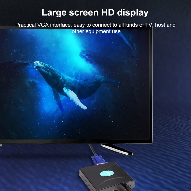 Bộ chuyển đổi VGA sang HDMI có âm thanh (FY1316), VGA sang HDMI