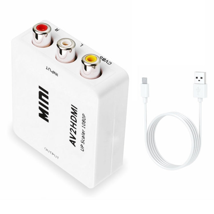 Bộ chuyển đổi Mini CVBS/L+R âm thanh sang HDMI, CVBS/L+R âm thanh sang HDMI