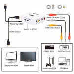 Bộ chuyển đổi Mini CVBS/L+R âm thanh sang HDMI, CVBS/L+R âm thanh sang HDMI