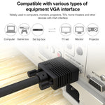 Dây cáp VGA 15 chân đực sang VGA 15 chân đực chất lượng thường dài 1.5m cho màn hình CRT, 1.5m VGA