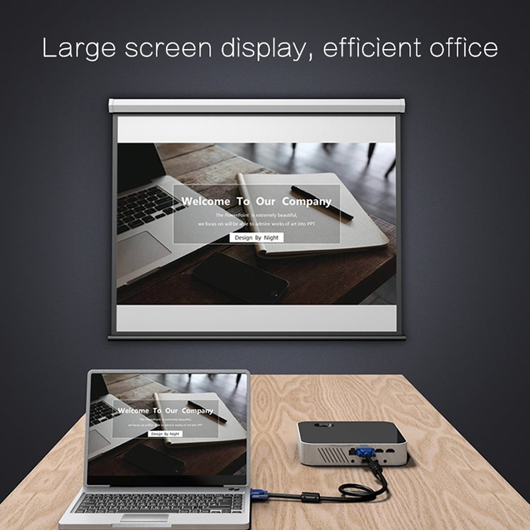 Dây cáp VGA 15 chân đực sang VGA 15 chân cái chất lượng tốt dài 1.5m cho màn hình LCD, máy chiếu, v.v., chiều dài: 1.5m