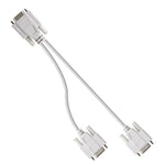 Dây chia VGA SVGA HDB15 đực sang 2 cái, chiều dài: 32.5cm, S-PC-0415, S-PC-0415A